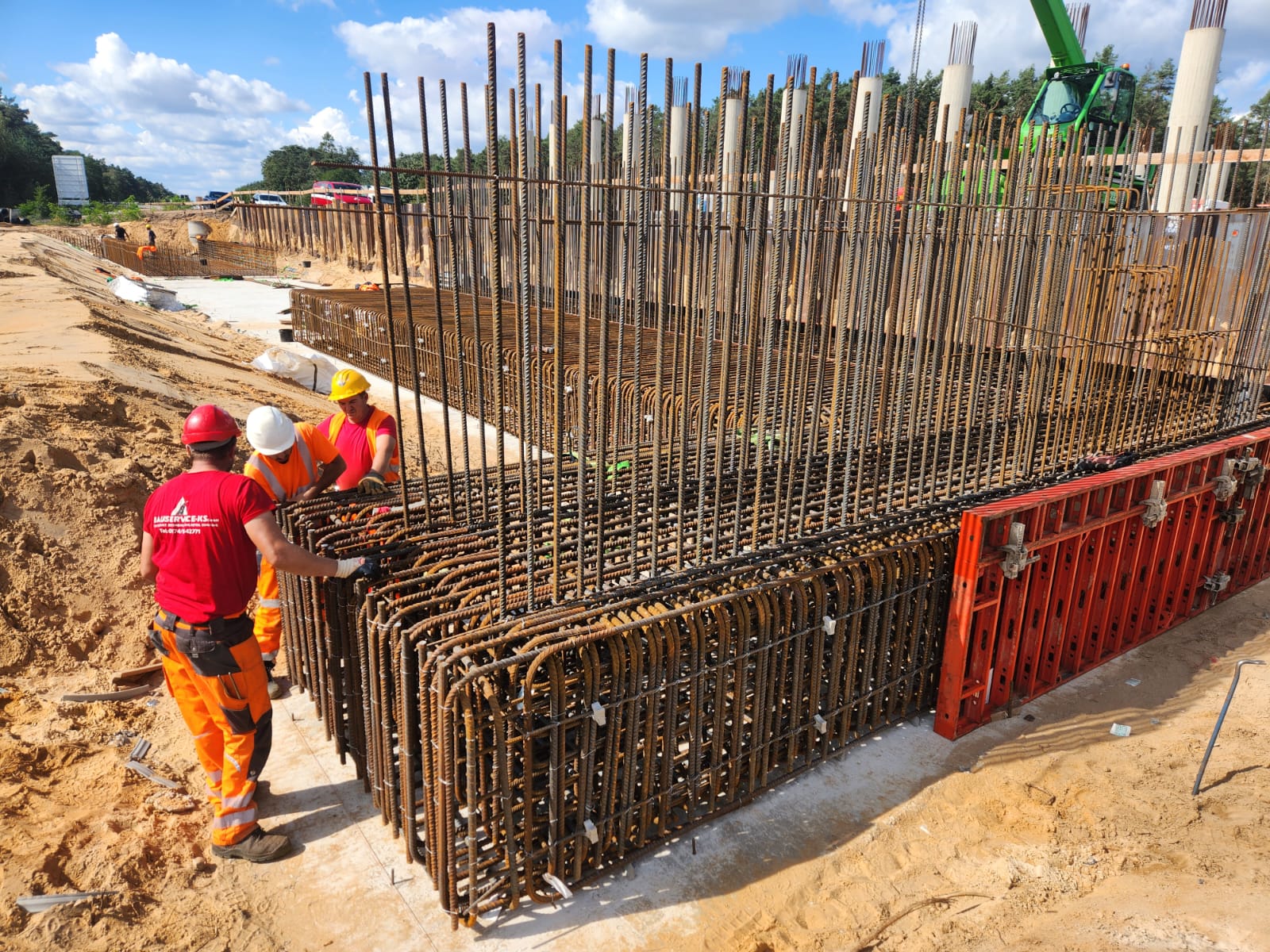 Bauservice-KS Team bei der Arbeit